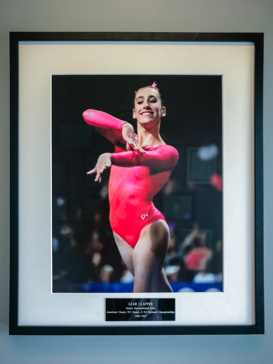 Leah’s Picture in Gym America's Wall of Fame