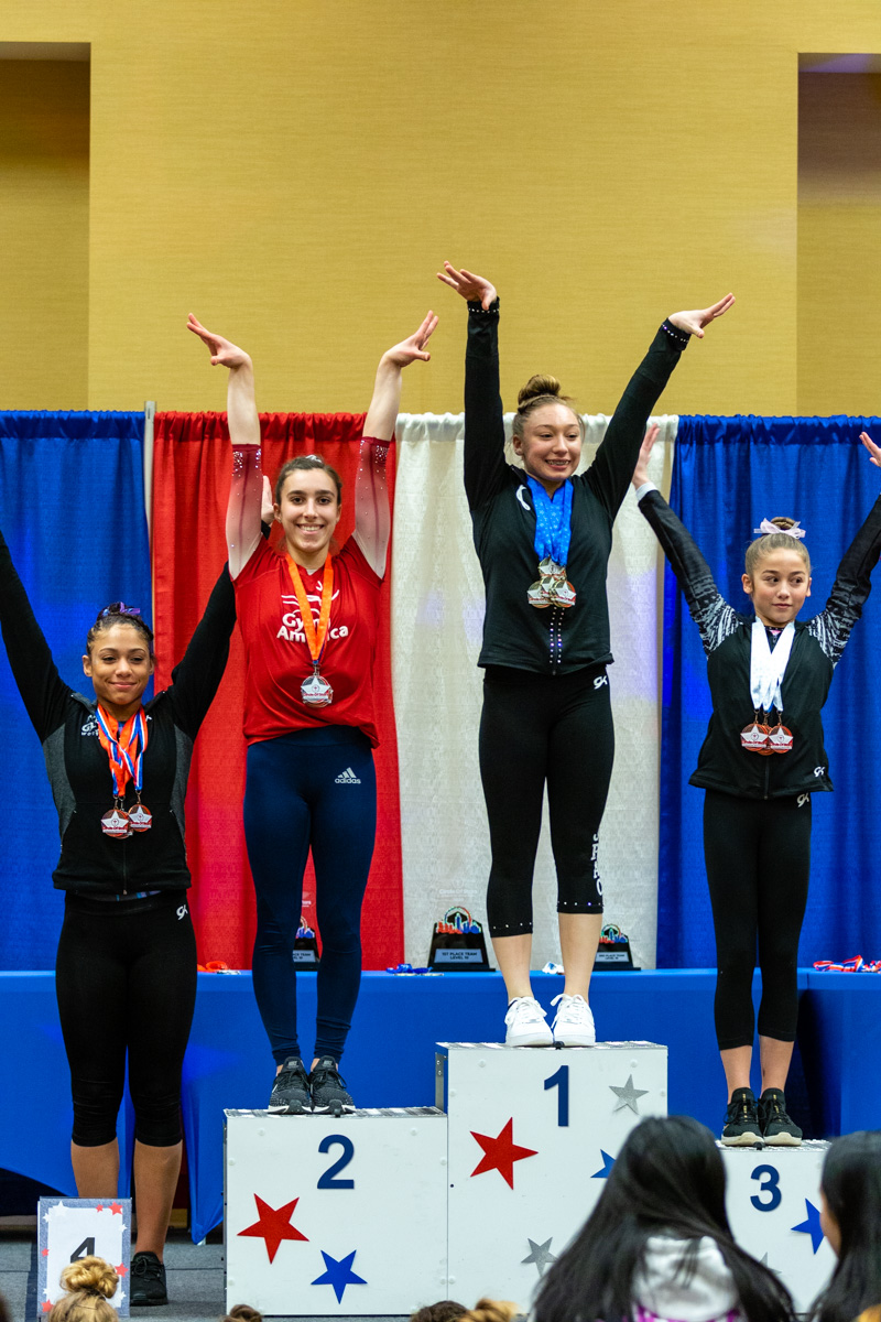 Lily places 2nd AA